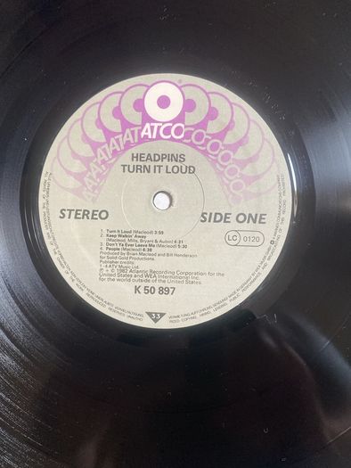 Headpins "Turn it loud" vinyl