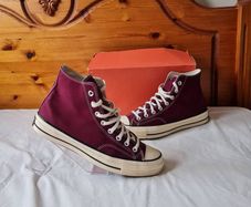 converse chuck Taylor 70 hi tops Size 9.5 eu 43 beetroot canvas in excellent condition