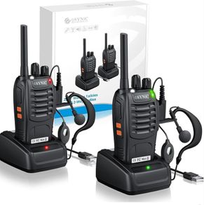Walkie Talkies - Pair, 16 CH, 2-Way, PMR446