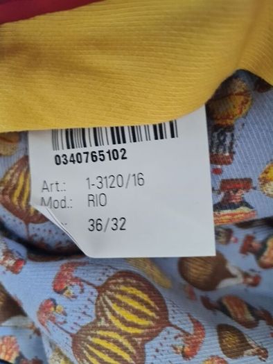 Meyer rio cotton trousers Size 36/32 zip fly blue cotton In like new condition