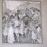 a antique pen ank drawing the kingdon of the child by j,shepherd Image 2