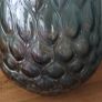 Large Grey Glass Vase Image 4