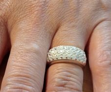 Sterling Silver Ring - Size L - Stamped for Silver (SL06)