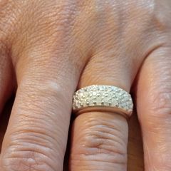 Sterling Silver Ring - Size L - Stamped for Silver (SL06)