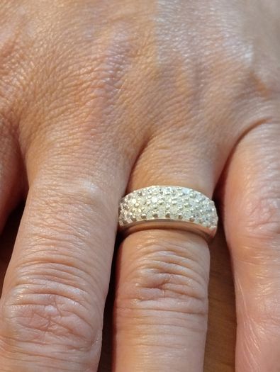 Sterling Silver Ring - Size L - Stamped for Silver (SL06)