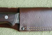 Vintage Victorinox Knife and Leather Sheath Scabbard