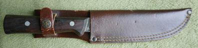 Vintage Victorinox Knife and Leather Sheath Scabbard
