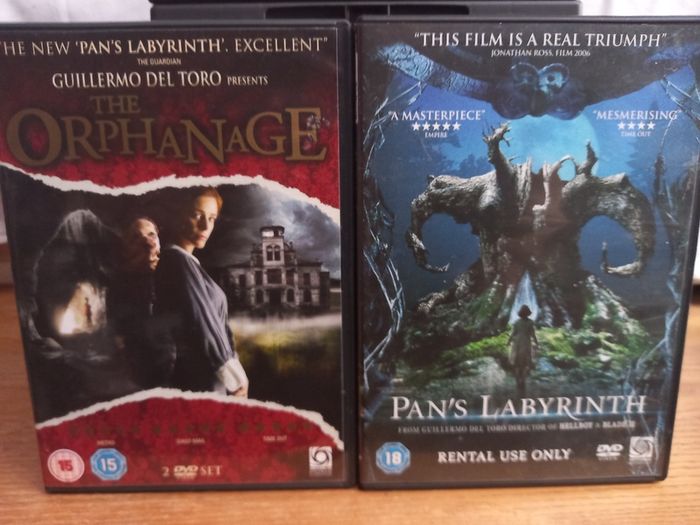 The Orphanage + Pan's Labyrinth Dvd Gothic Horror Fantasy Guillermo Del Toro