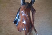 porcelain wall hanger horse head