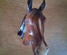 porcelain wall hanger horse head