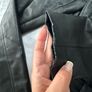 Stradivarius Black Faux Leather Biker Jacket Size S Image 3