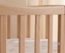 Mon Lit Cabane 7 in 1 Oval Evolving Cot, Natural Like New