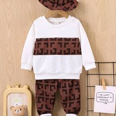 boys 3 pc set tracksuit with hat