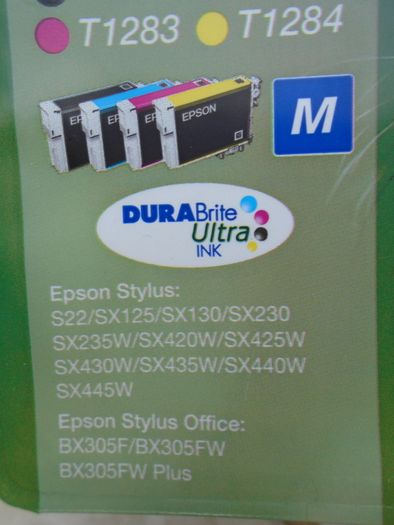 Printer ink cartridge, Yellow ink, Epson printer ink, New
