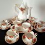 Royal Albert "Old Country Roses"  Coffee set with Coffee Pot Image 2