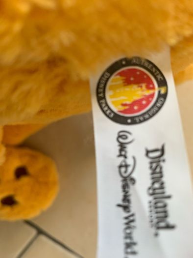 Disneyland Pluto Teddy Bear