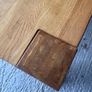 Large solid oak dining table Image 2