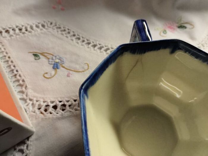 royal Doultan Norfolk cups, vintage cups, Art Deco cups
