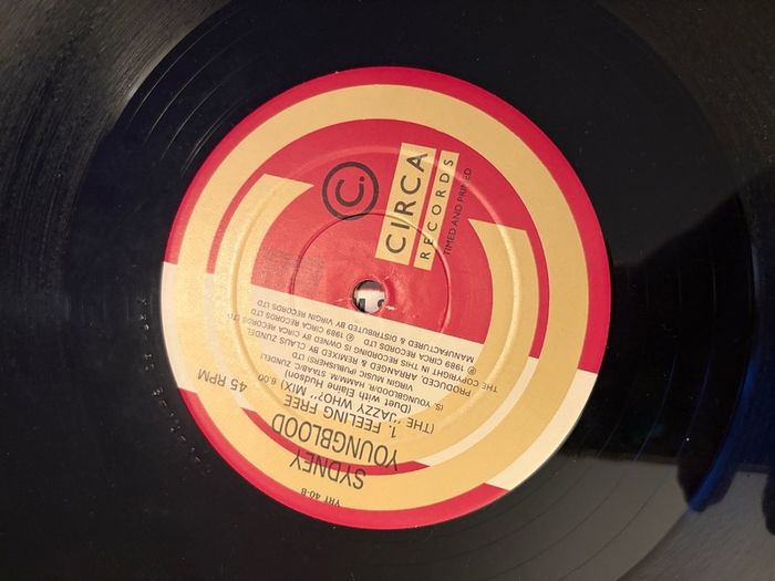 Sydney Youngblood Sit And Wait Original 1989 UK 12inchVinyl YRT40