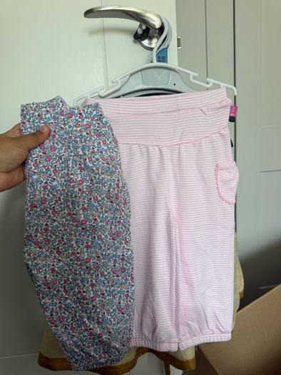 Box of new and worn girls cloths