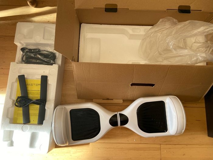 Master hoverboard street board White