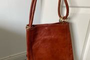 Genuine leather vintage bag.