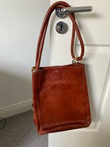 Genuine leather vintage bag.