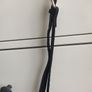 Monsoon Black 100% Real Suede Crossbody Bag Image 4