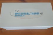 4 large boxes Facial tissues