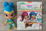 Shimmer and Shine Colouring Book and Toy