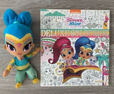 Shimmer and Shine Colouring Book and Toy