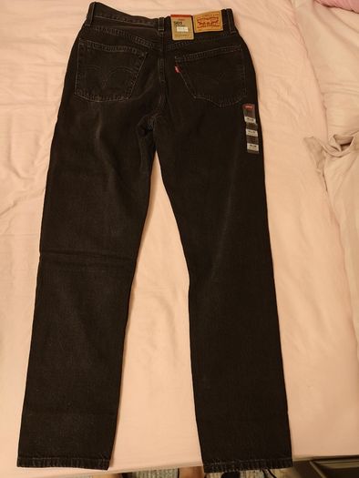 Levis brand new women 501 Crop Jeans, color black , size 26