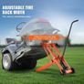 Lawn Mower Lift with Hydraulic Jack, 500 Lbs Weight Capacity, Solid Carbon Steel Lawn Mower Lift, Adjustable Movable Lawn Lifter for Riding Tractors Image 3