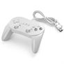 Wii Classic Pro Wired Controller Gamepad White Image 2