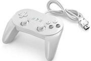 Wii Classic Pro Wired Controller Gamepad White