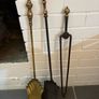 Antique Fireside COMPANION TOOLS, Shovels Tongs Victorian Image 2