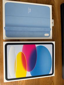 Brand New Apple iPad (A16) 128GB Wi-Fi and Smart Folio Case Blue