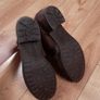 Ugg Wright Belted Dark Brown Suede Cross Strap Ankle Boots UK 7.5 / EU 40 Image 5