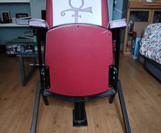 Old modified cinema chair