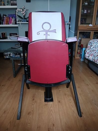 Old modified cinema chair
