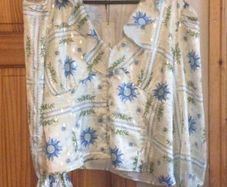 BNWT Never Fully Dressed Ladies Floral long sleeve blouse Size 20 includes post
