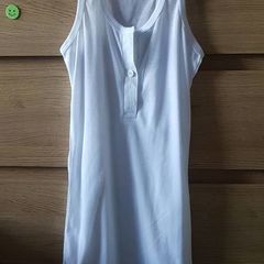 White long tank top new fits xs s m