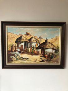 African oil painting