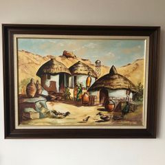 African oil painting