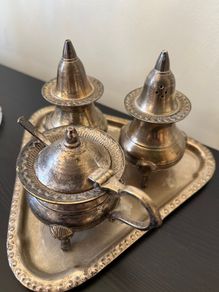 Silver Plated cruet Set