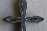 Vintage Sterling Silver 925 Cross Pendant with Optional 11,5"  Chain 5,7g