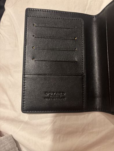 Goyard passport holder