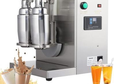 Bubble Boba Milk Tea Shaker Shaking Machine Mixer Auto Control Cream Stainless
