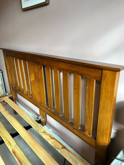 Solid wood King bedframe