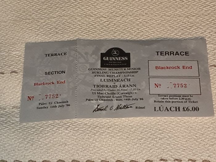 Various Munster Gaa Ticket Stubs For Sale Here